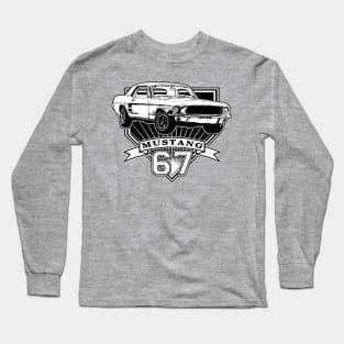 67 Mustang Coupe Long Sleeve T-Shirt